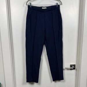 Everlane Navy Dress Pants with Drawstring
